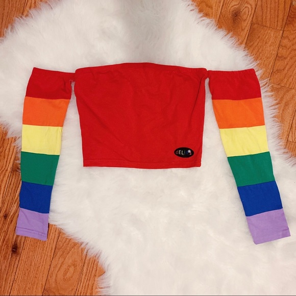 Dolls Kill Tops - dELiA*s by Dolls Kill UNDER A LUCKY STAR CROP TOP